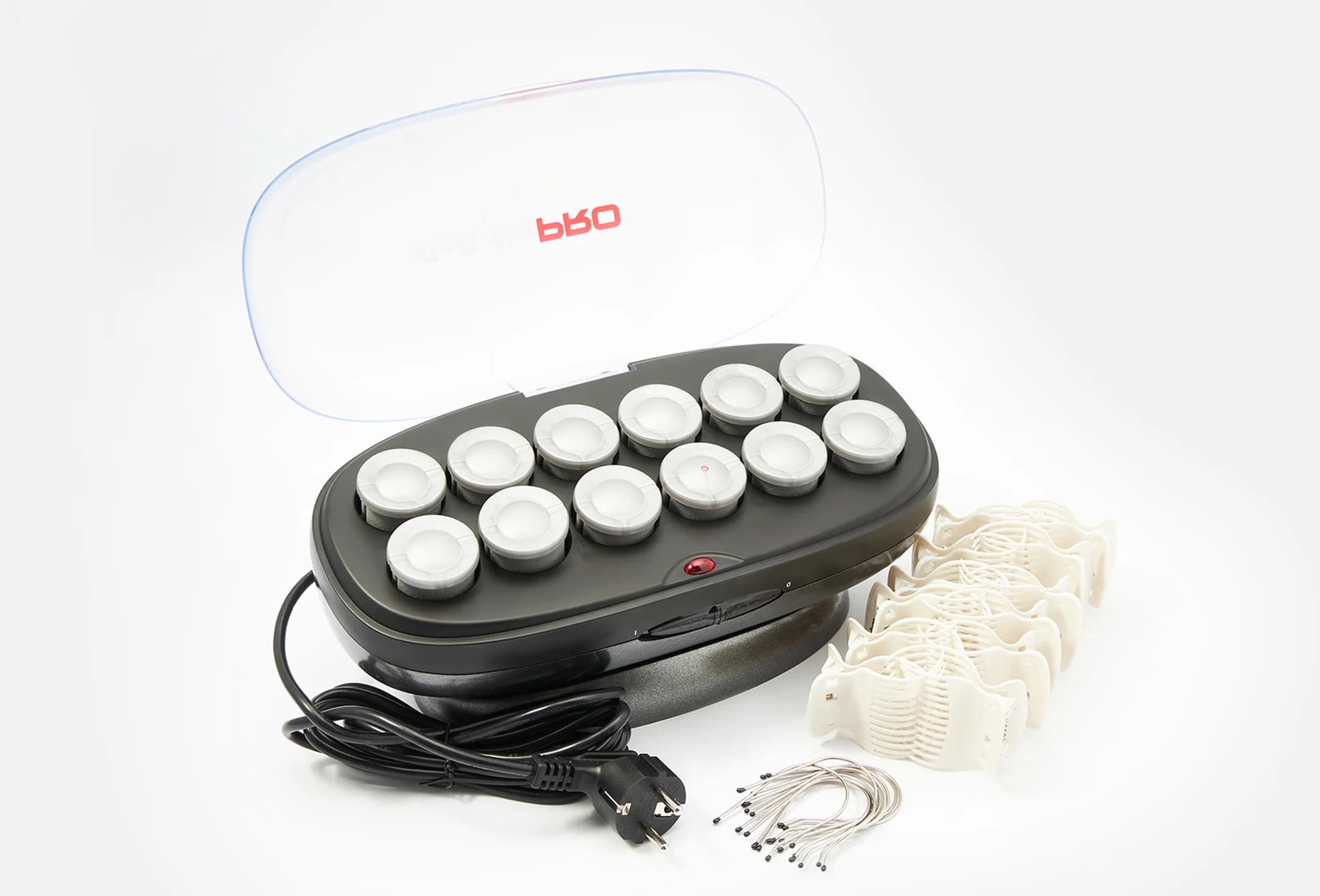 BaBylissPRO 12 Piece Jumbo Rollers Set - электробигуди профессиональные, керамическое покрытие, 38 мм.
