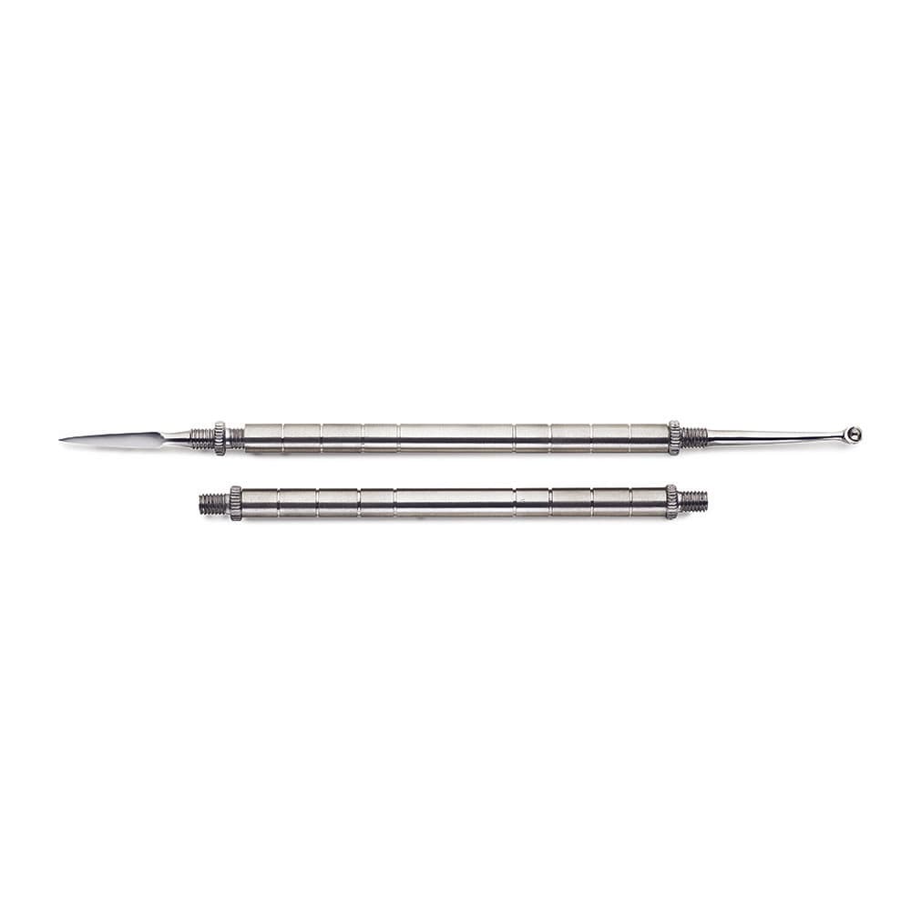 Kiepe Manicure Instrument - копьё "ВИДАЛЯ" с ложкой "УНА" для удаления комедонов.