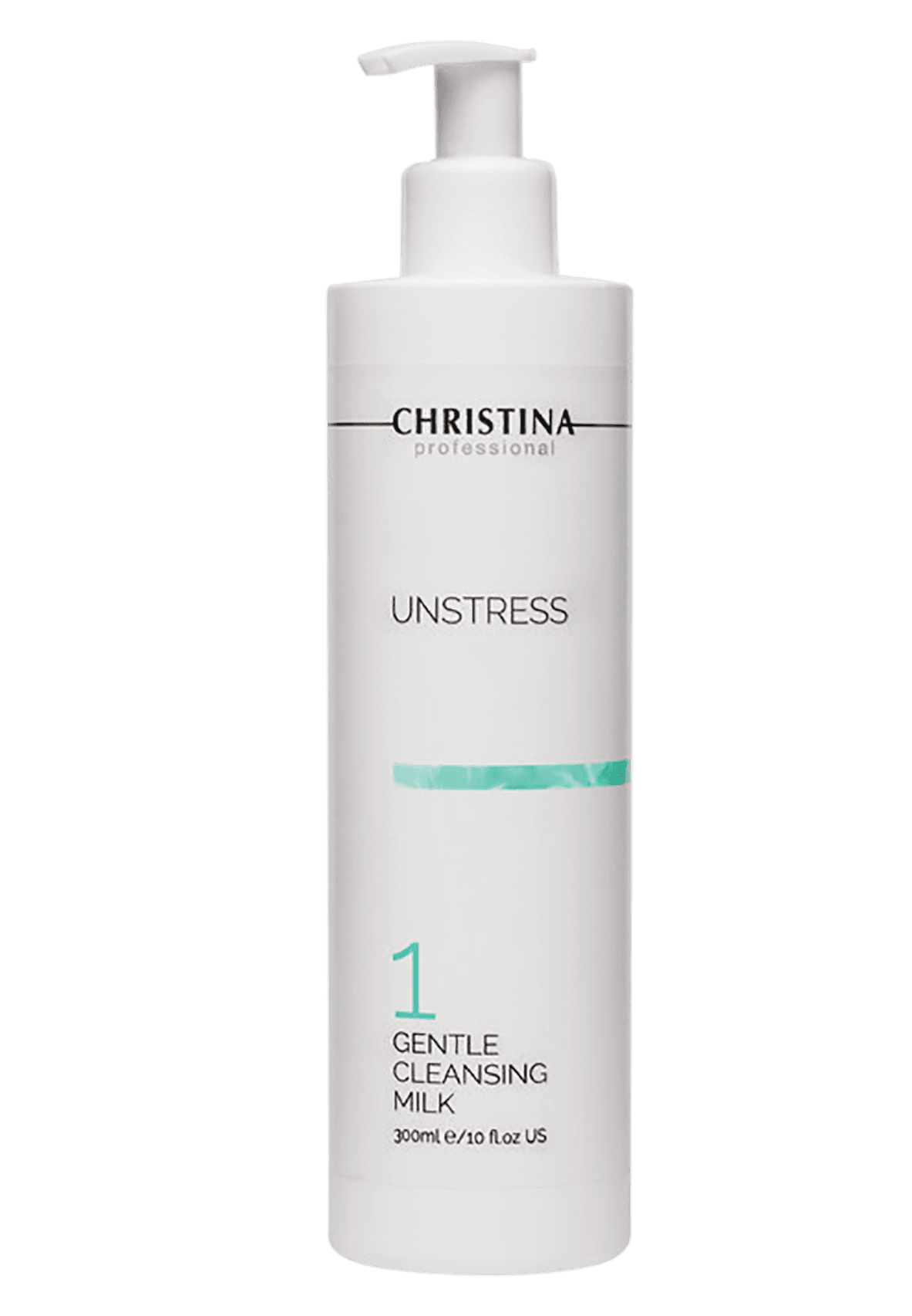 МОЛОКО ДЛЯ ЛИЦА UNSTRESS 1 STEP GENTLE CLEANSING MILK С ЭКСТРАКТОМ ОГУРЦА 300 МЛ