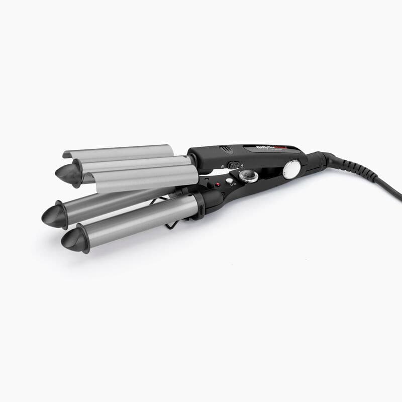 BaBylissPRO Titanium Tourmaline Triple Barrel - утюжок - гафре титаново-турмалиновое покрытие, нагрев 140-220С.