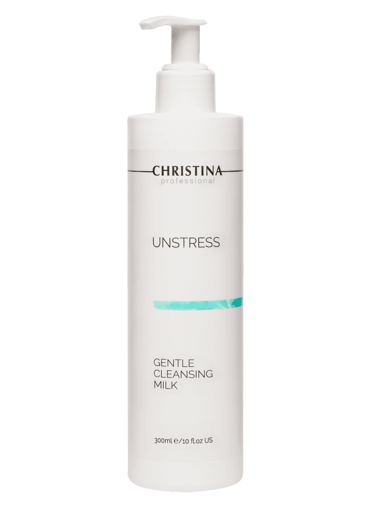 CHRISTINA Unstress Gentle Cleansing Milk - нежное очищающее молочко, 300 мл.