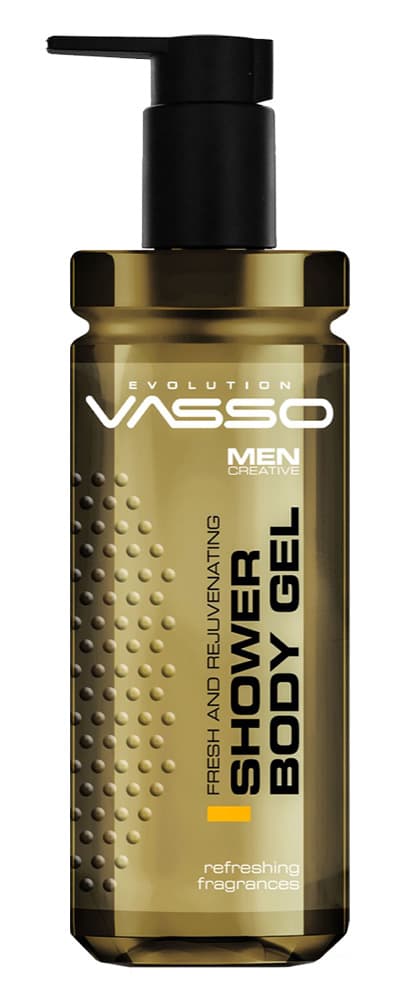 Vasso Body Shower Gel - гель для душа с освежающим ароматом, 370 мл.