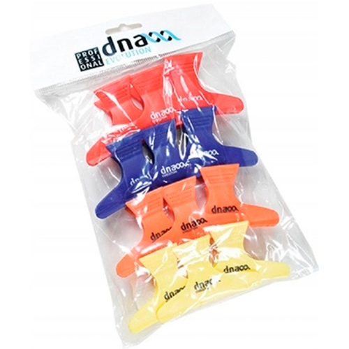 Kiepe Bag 12 Pcs Pp Clips Red/yellow/orange/blue - зажимы для волос разных цветов, 4 шт.