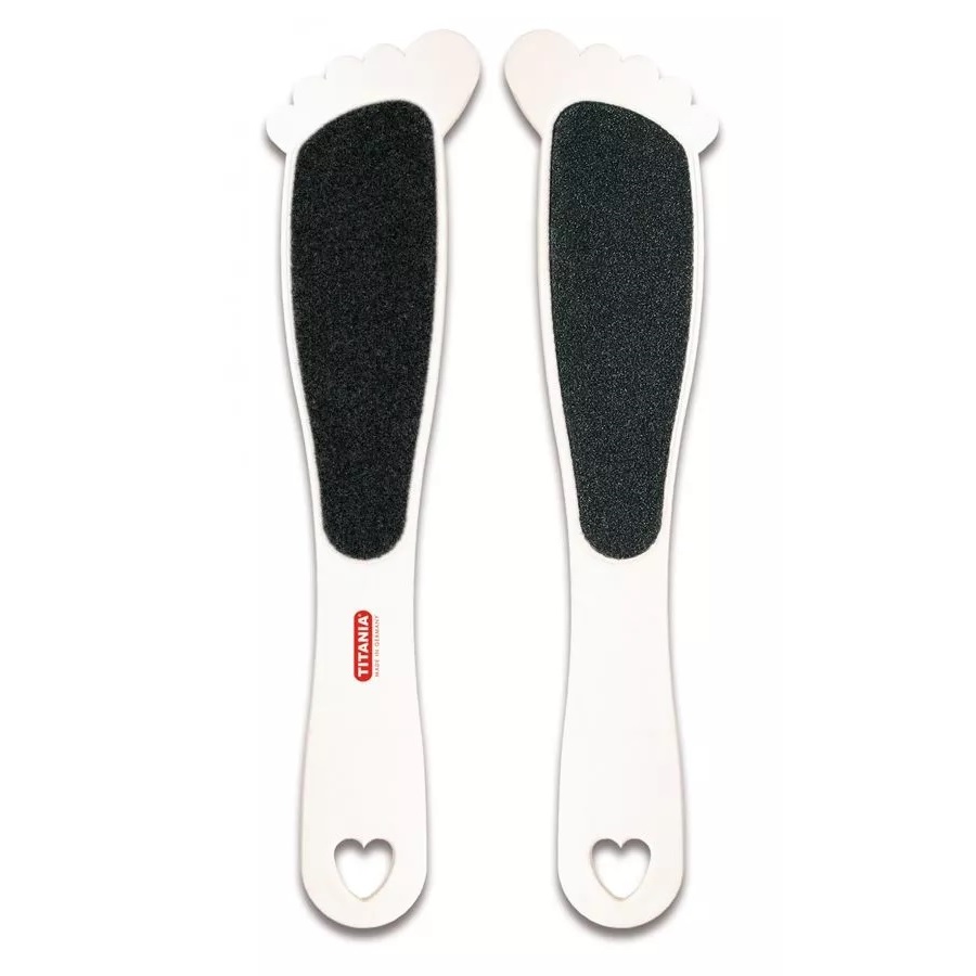 DOUBLE FOOT FILE, FOOT FORM - Двухсторонняя овальная терка для ног с ручкой