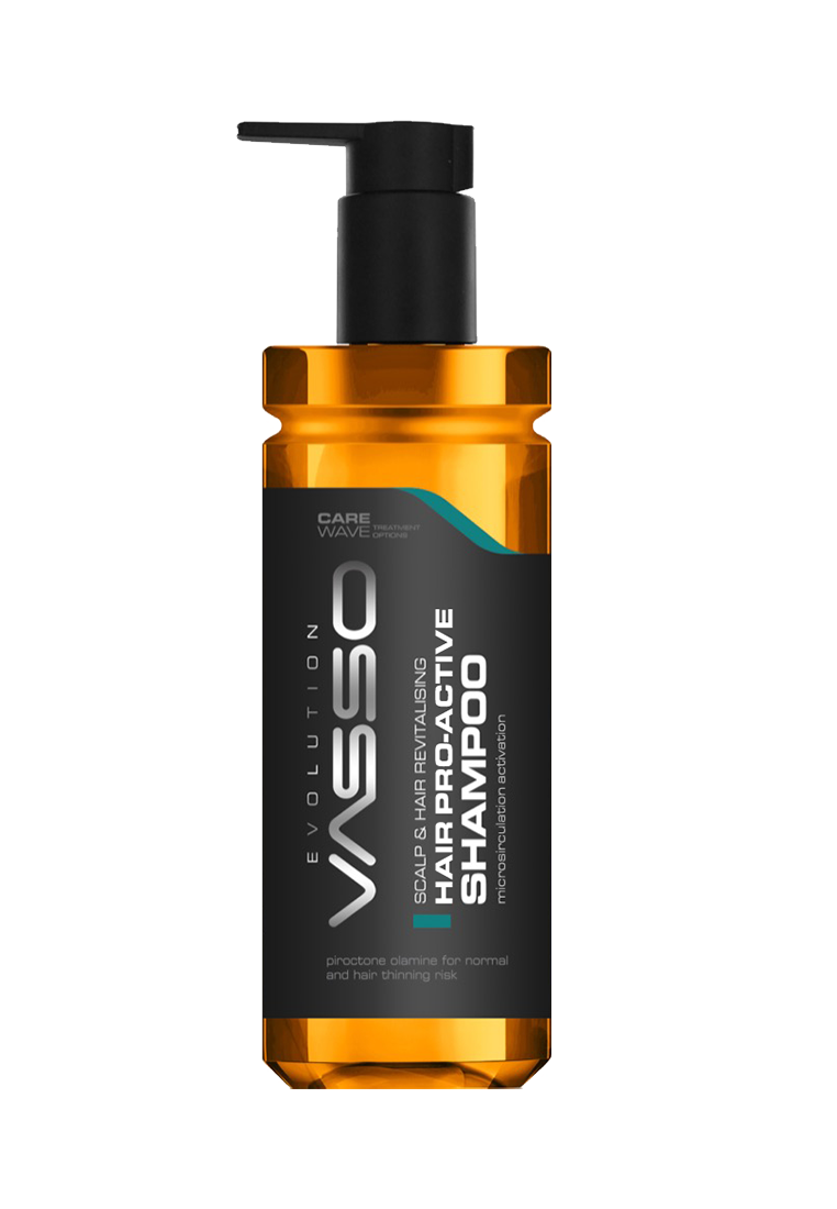 Vasso Pro - Active Hair Shampoo - восстанавливающий шампунь с активными ингредиентами, 370 мл. 