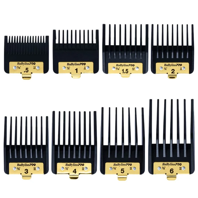 BaBylissPRO Premium Clipper Guards X 8 - набор из восьми премиальных насадок для машинок "FX8700 и FX825".