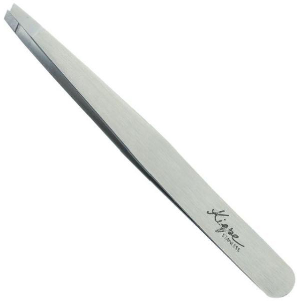 Kiepe Tweezers Ss Steel - пинцет со скошенными узкими кончикам, 3,8.
