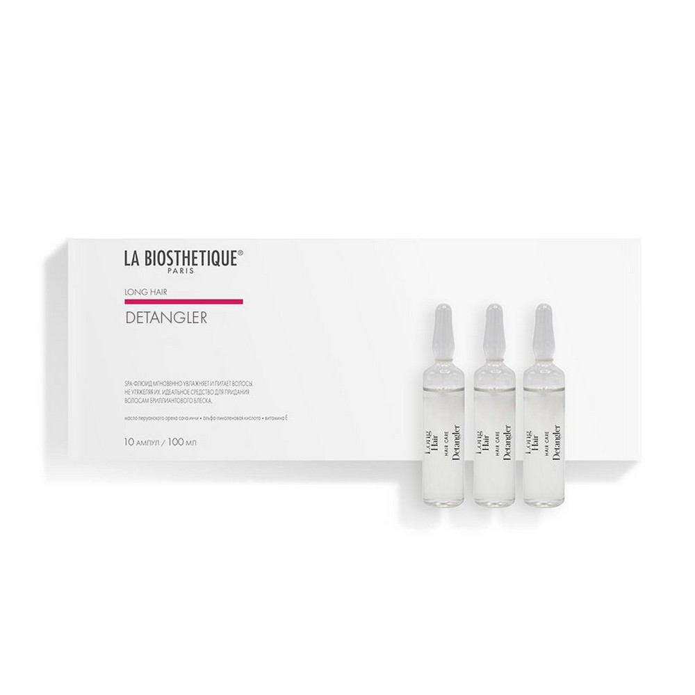 La Biosthetique Long Hair Detangler backbar- флюид-сыворотка для смягчения и увлажнения волос, 50*10 мл.