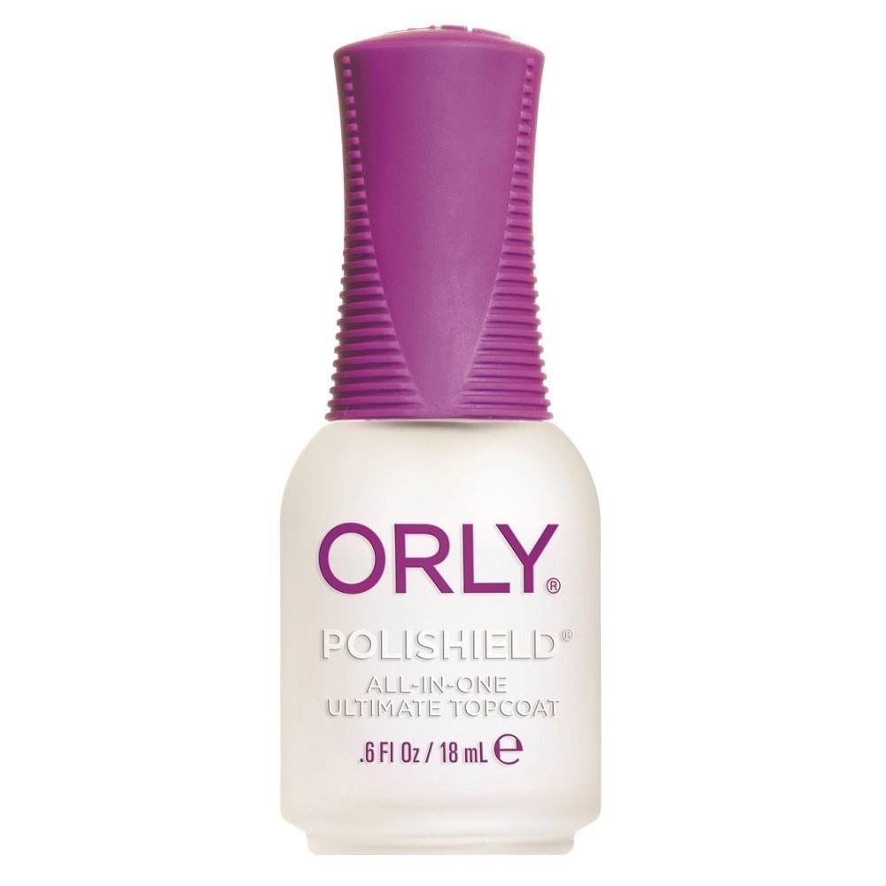 ORLY" Polishield"- закрепитель лака 3 в 1, обеспечивает прочное покрытие, быстрое высушивание и сильный блеск, 9мл.
