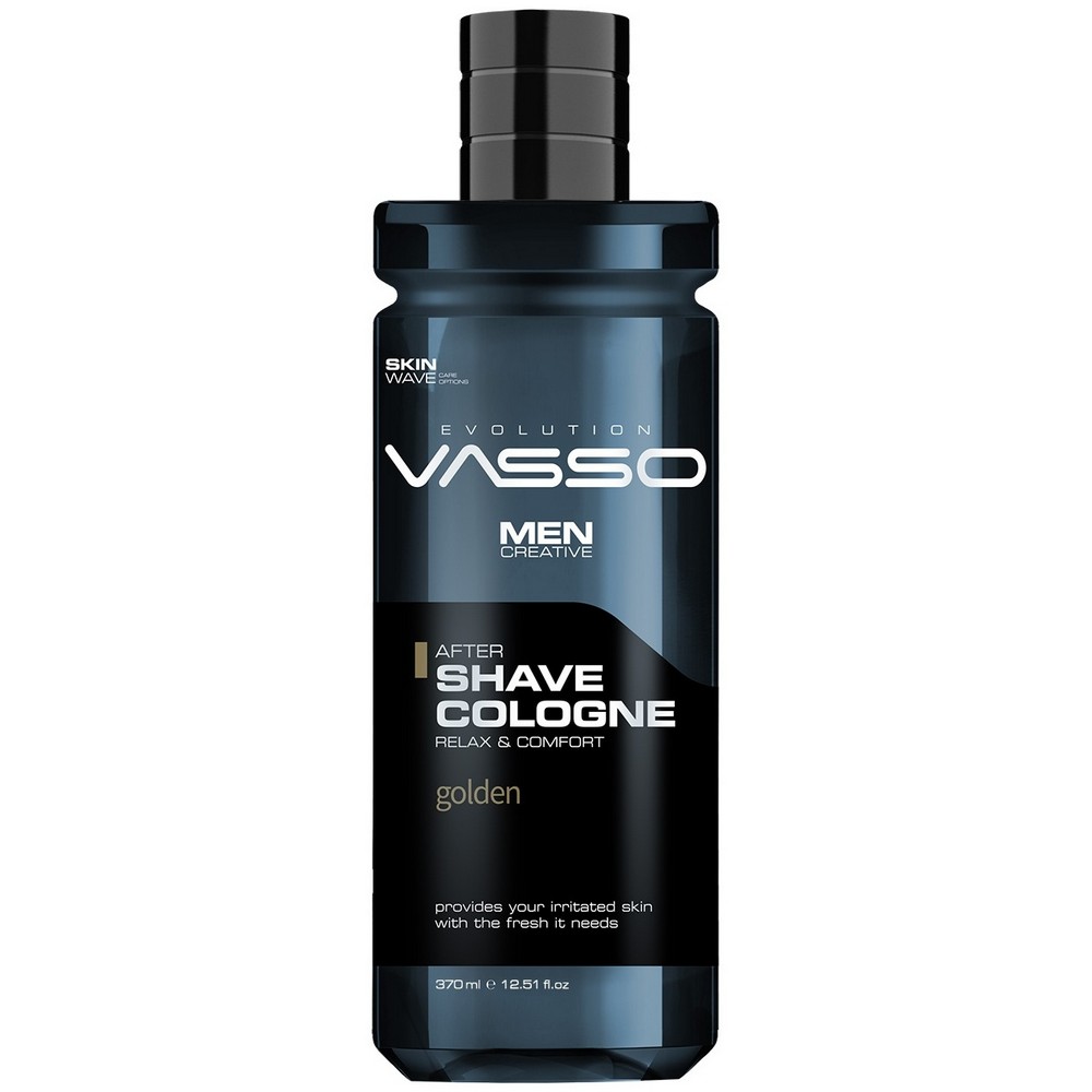 Vasso After Shave Cologne Golden - лосьон после бритья, 370 мл. 