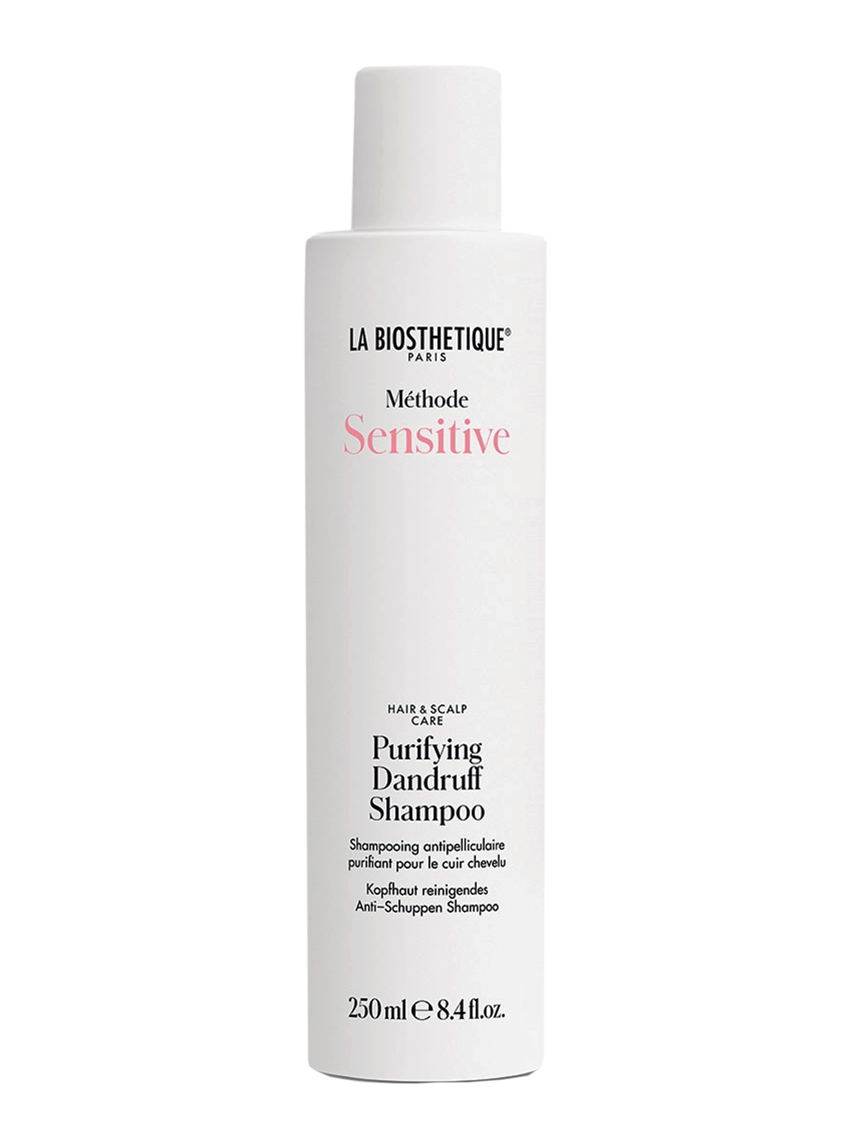 La Biosthetique Methode Sensitive Purifying Dandruff Shampoo - шампунь для чувствительной кожи головы, 250 мл.
