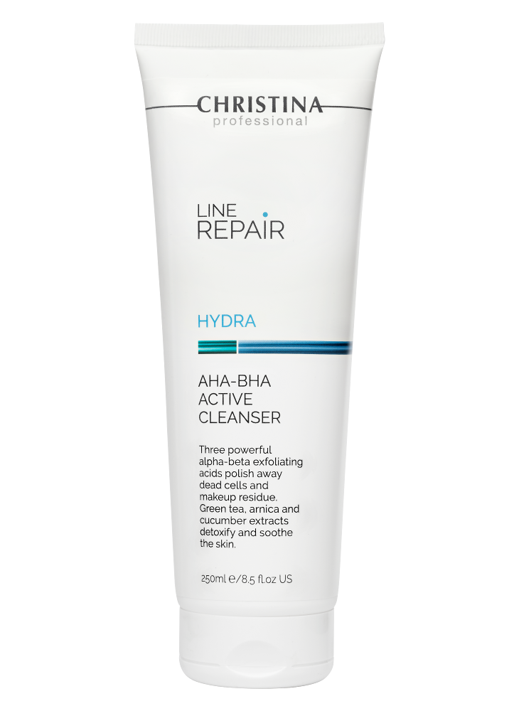 CHRISTINA Line Repair Hydra AHA-BHA Active Cleanser - очищающий активный гель с AHA-BHA кислотами, 250 мл.