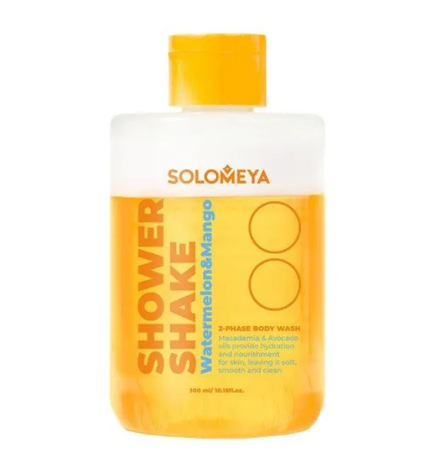 Solomeya Shower shake Watermelon&Mango / Гель-шейк для душа Арбуз и Манго, 300 мл