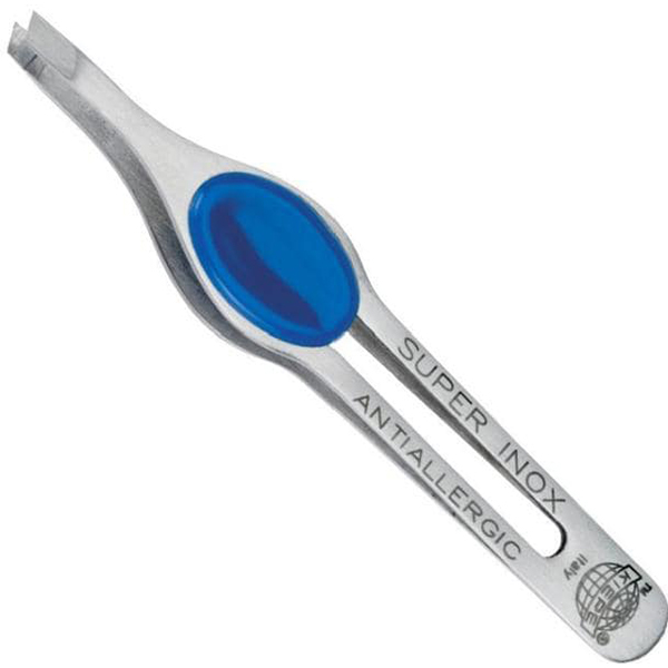 Kiepe Ergo Tech Tweezers Ss Steel - пинцет эргономный со скошенными широкими кончиками, 3,9 мм.