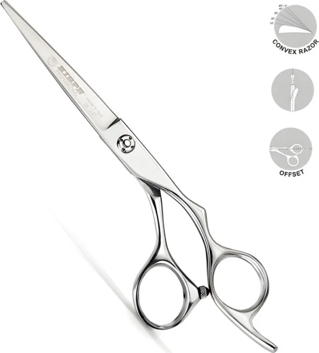 Kiepe Airdresser Scissors Razor Edge Offset - ножницы "MONSTER CUT", прямые, встроенный микроподшибник, 6.0.