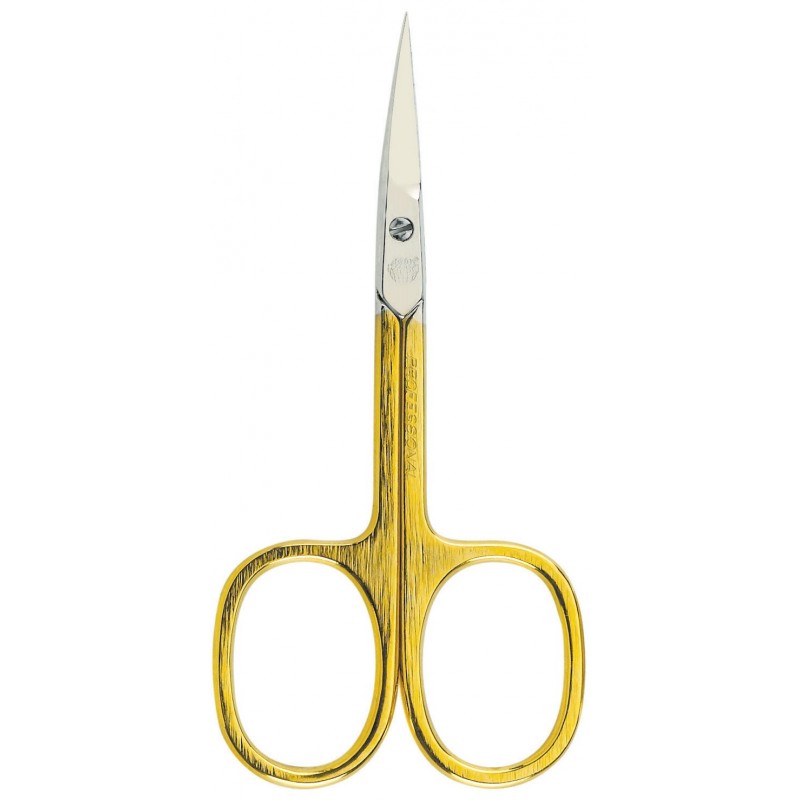Kiepe Cuticle Scissors Gold - ножницы для ногтей,с узким изогнутым полотном, 3,5.