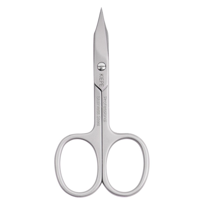 Kiepe Nail Scissors Sword Tips Stainless Steel -  ножницы "CRONO" для ногтей и кутикулы, с комбинированным изогнутым полотном, 3,5.