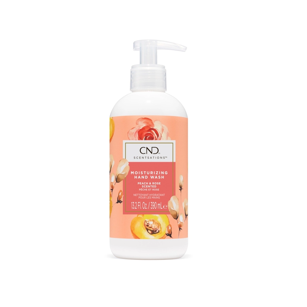 "SCENTSATION HANDWASH" - Увлажняющее мыло для рук,с запахом розы и персика, 390мл.