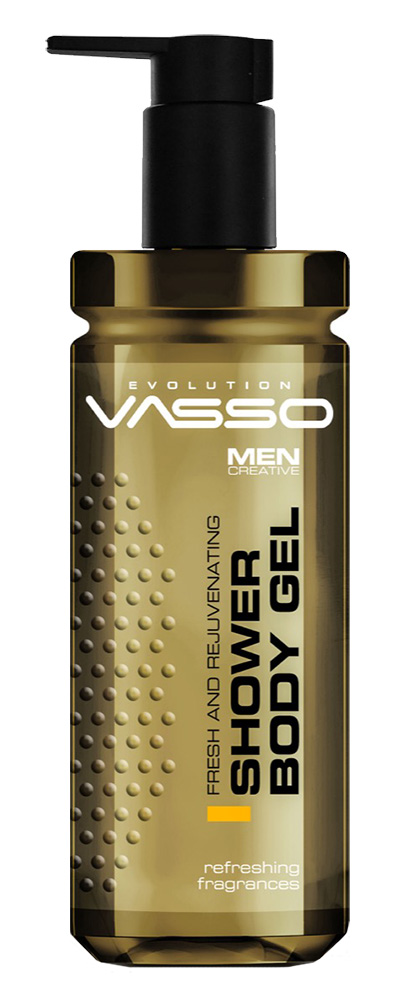 Vasso Body Shower Gel - гель для душа с освежающим ароматом, 370 мл.