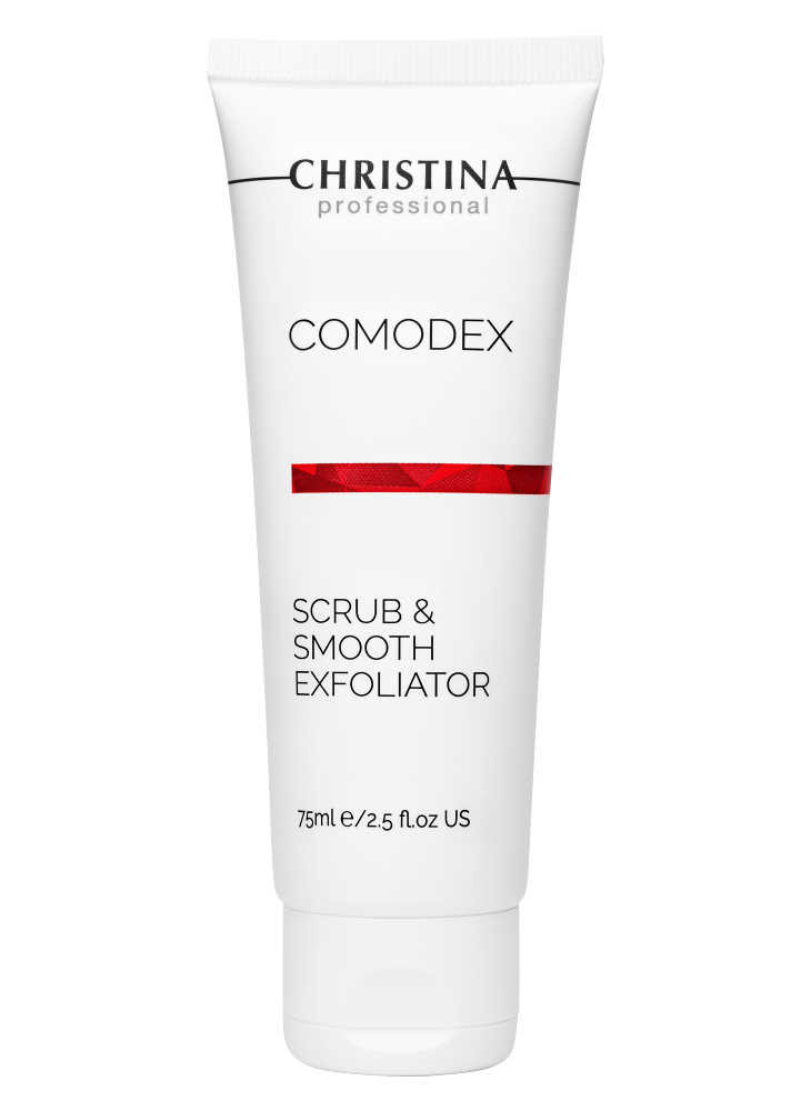 CHRISTINA Comodex Scrub & Smooth Exfoliator - выравнивающий скраб-эксфолиатор, 75 мл.