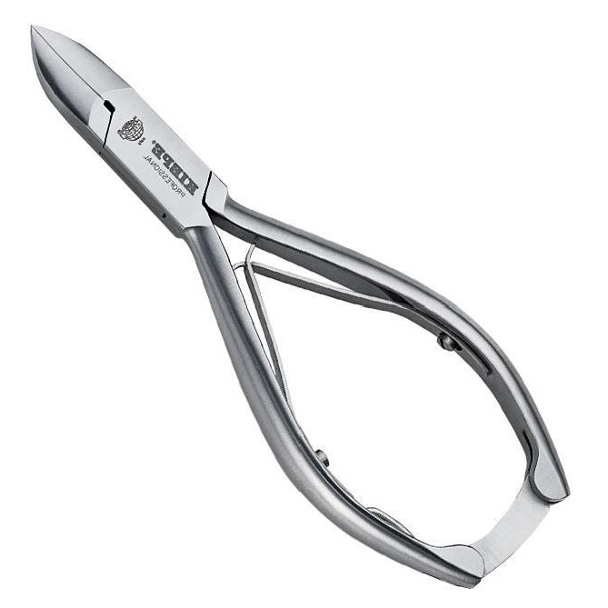 Kiepe Nail Nipper Double Spring - щипцы для ногтей вогнутые с узким полотном, серия "HLC", 11см.