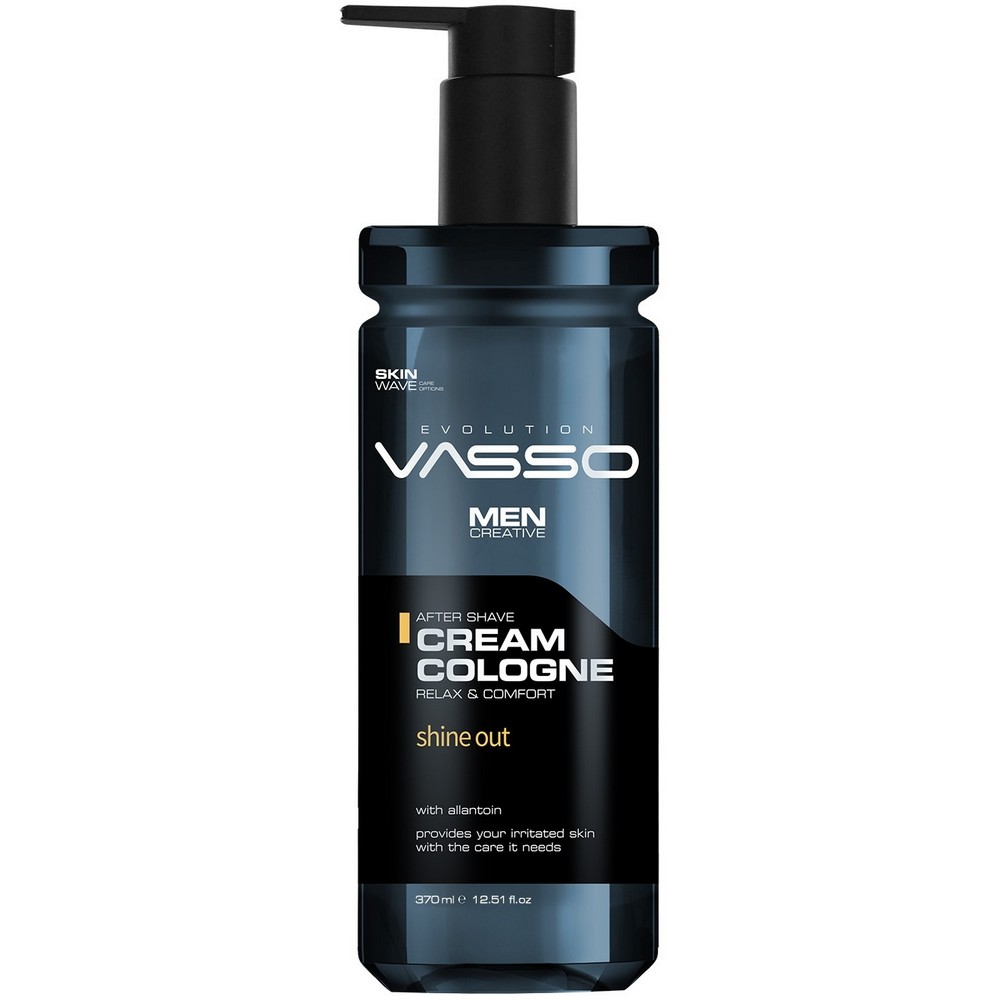 Vasso After Shave Cologne Shine Out - крем - одеколон после бритья, 370 мл. 