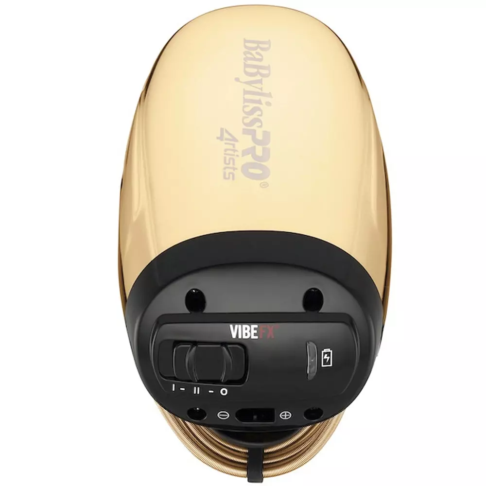 BaBylissPRO Gold Cordless Massager - массажер металлический корпус, 2 скорости работы, золотой. 
